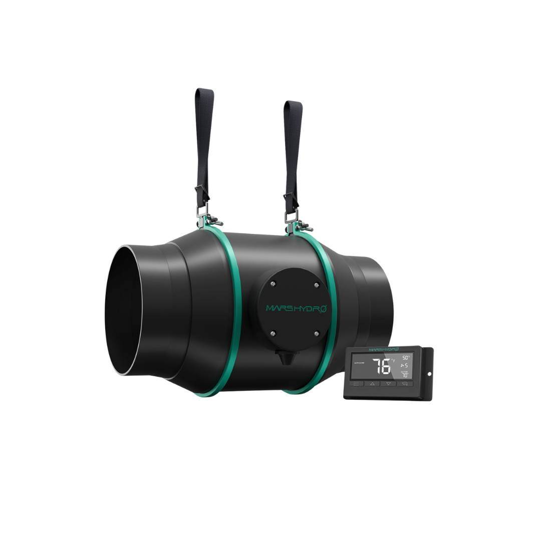 Mars Hydro 6″ (150mm) Rohrventilator mit Thermostatregler